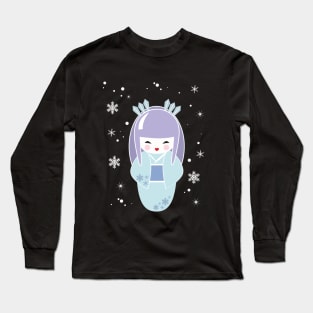 Winter Queen Kokeshi Long Sleeve T-Shirt